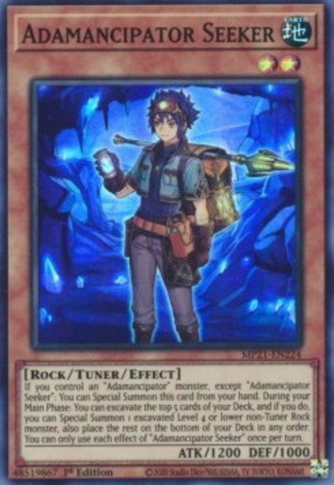 Adamancipator Seeker MP21-EN224 Super Rare Englisch