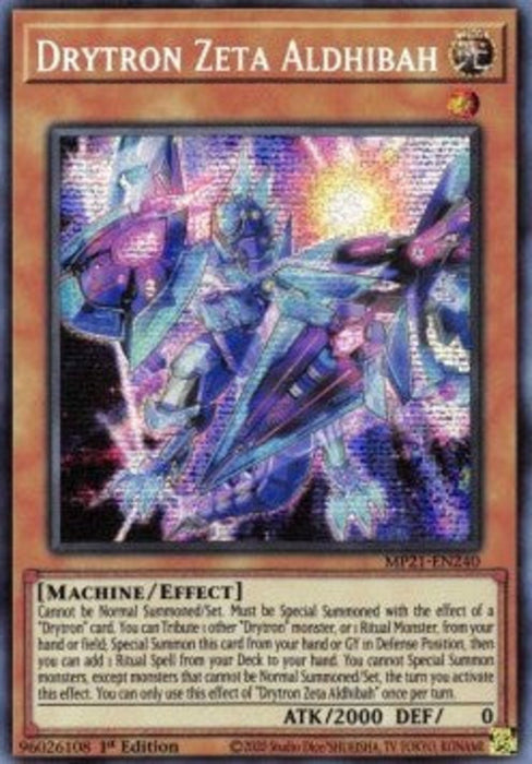 Drytron Zeta Aldhibah MP21-EN240 Secret Rare Englisch