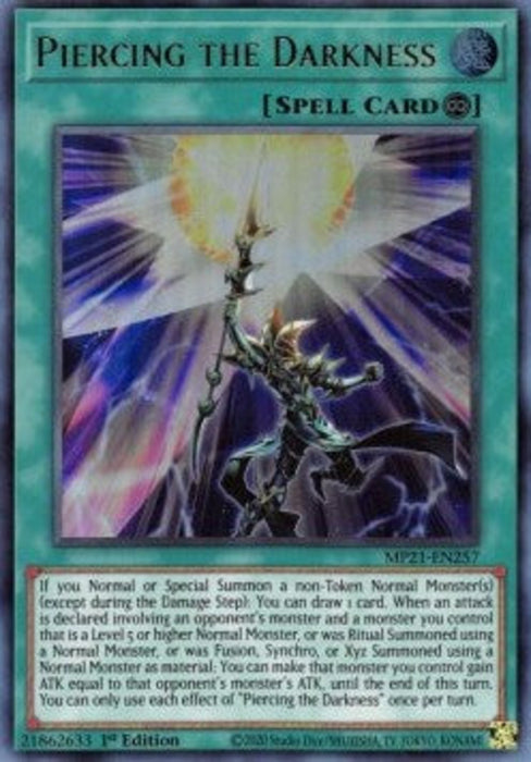 Piercing the Darkness MP21-EN257 Ultra Rare Englisch