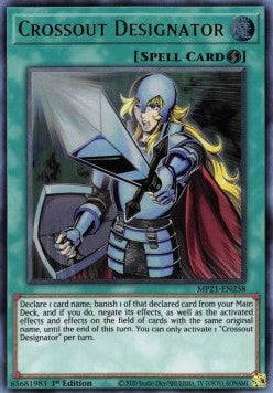 Crossout Designator MP21-EN258 Ultra Rare Englisch