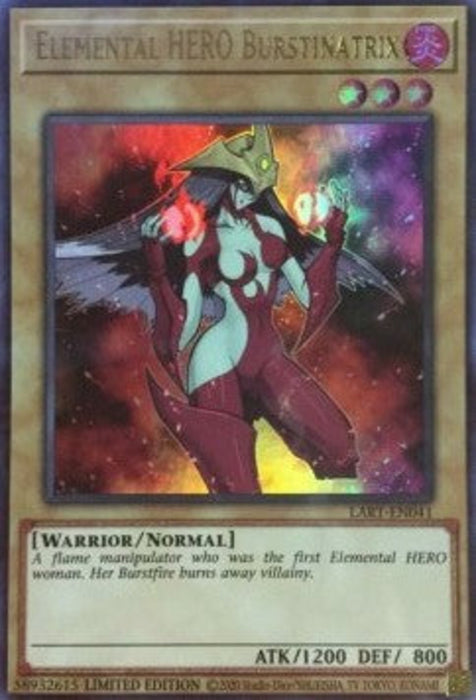 Elemental HERO Burstinatrix LART-EN041 Ultra Rare Englisch