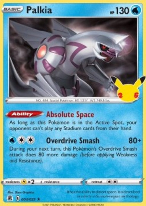 Palkia CEL-004 Holo Rare Deutsch