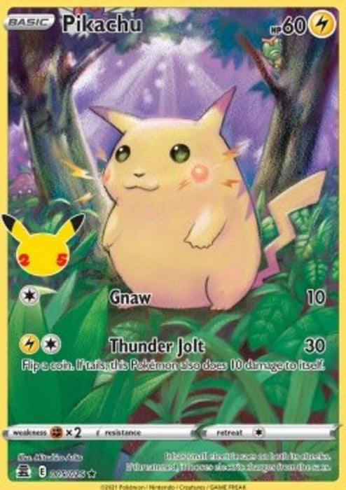 Pikachu CEL-005 Holo Rare Englisch