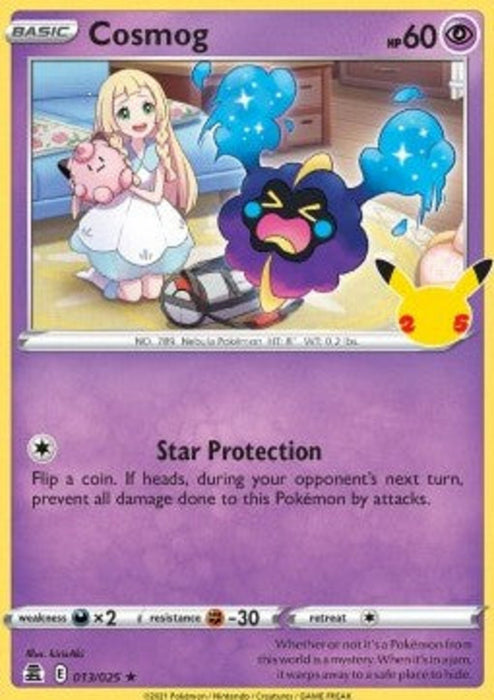 Cosmog CEL-013 Holo Rare Deutsch