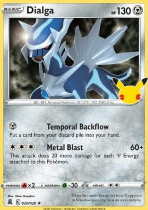 Dialga CEL-020 Holo Rare Deutsch