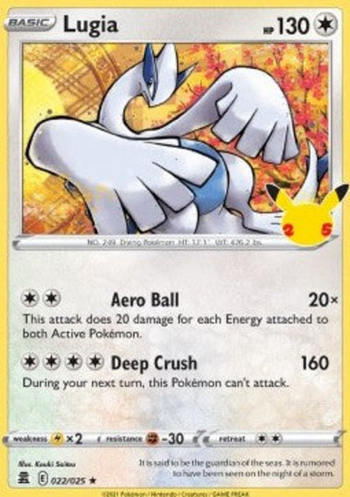Lugia CEL-022 Holo Rare Deutsch