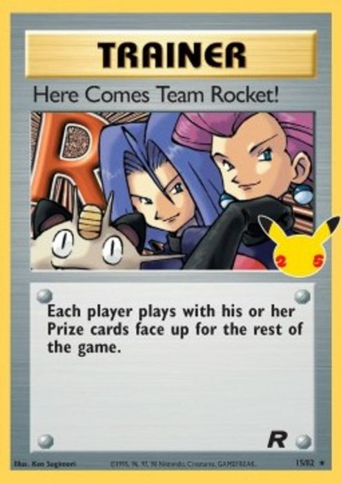 Hier kommt Team Rocket! CEL-TR 15 Holo Rare Deutsch