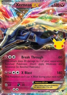 Xerneas EX CEL-XY 97 Ultra Rare Deutsch