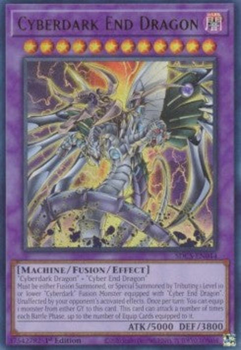 Cyberdark End Dragon SDCS-EN044 Ultra Rare Englisch