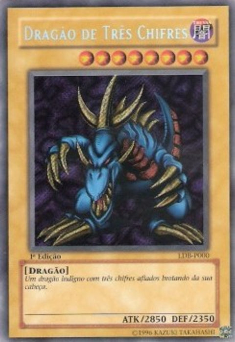 Tri-Horned Dragon LDB-PT000 Secret Rare Portugiesisch