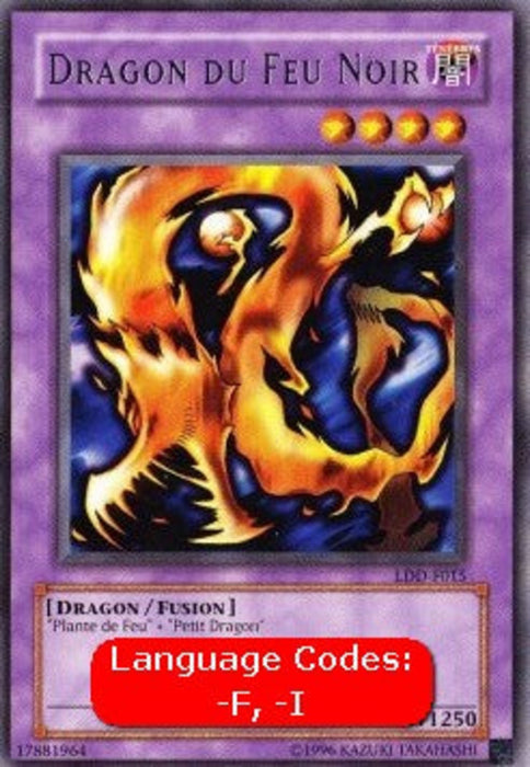 Darkfire Dragon (V.1) LDD-FR015 Rare Französisch