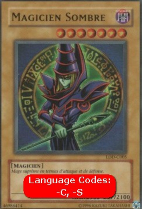 Dark Magician (V.2) LDD-SP005 Ultra Rare Spanisch