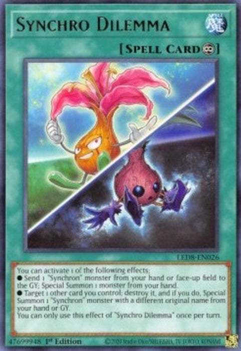Synchro Dilemma LED8-EN026 Rare Englisch