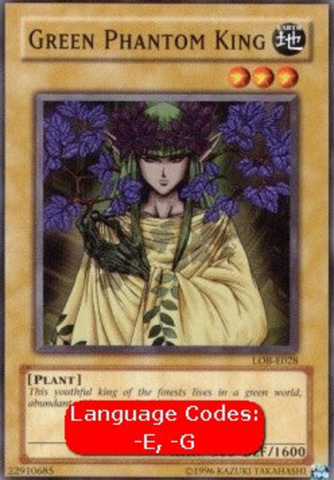 Green Phantom King (V.1) LOB-EN028 Common Englisch