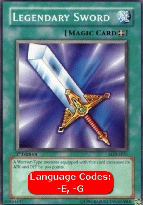 Legendary Sword (V.1) LOB-EN031 Common Englisch