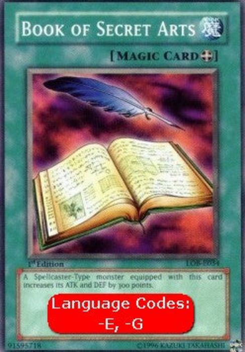 Book of Secret Arts (V.1) LOB-EN034 Common Englisch