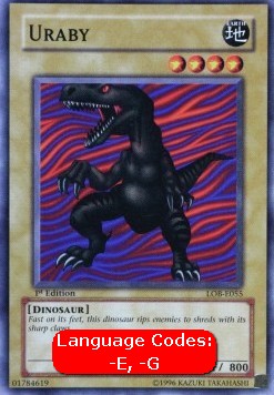 uraby yugioh card Yugioh Uraby (V.1) LOB-EN055 Common Englisch kaufen — ReCollectibles