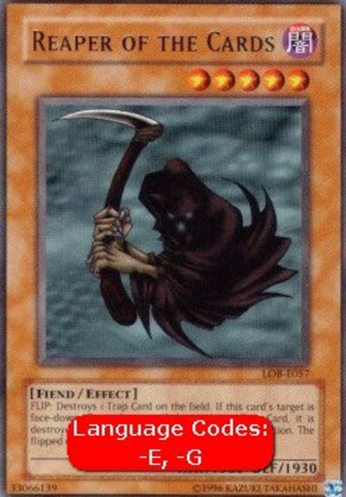 Reaper of the Cards (V.1) LOB-EN057 Rare Englisch