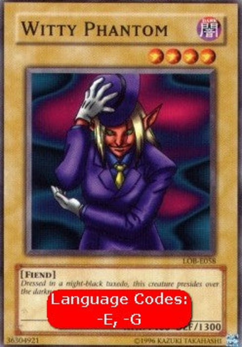 Witty Phantom (V.1) LOB-EN058 Common Englisch