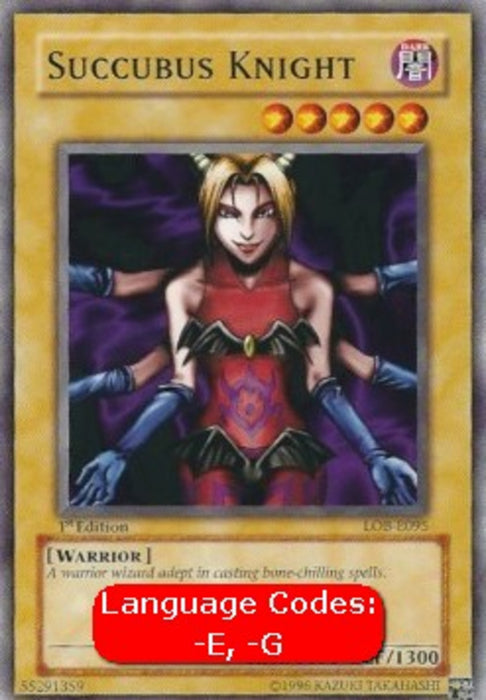 Succubus Knight (V.1) LOB-EN095 Common Englisch