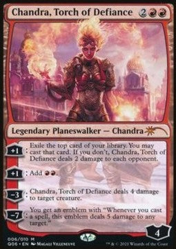 Chandra, Torch of Defiance MTGP-6 Mythic Englisch