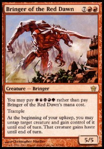 Bringer of the Red Dawn 5DN-62 Rare Englisch