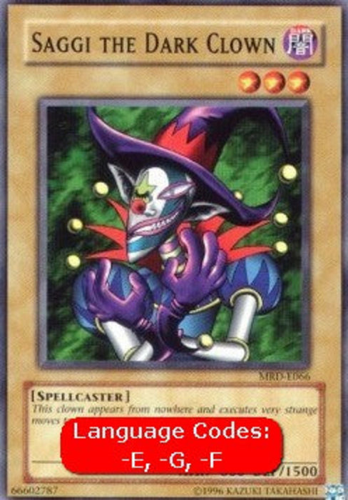 Saggi the Dark Clown (V.1) MRD-EN066 Common Englisch