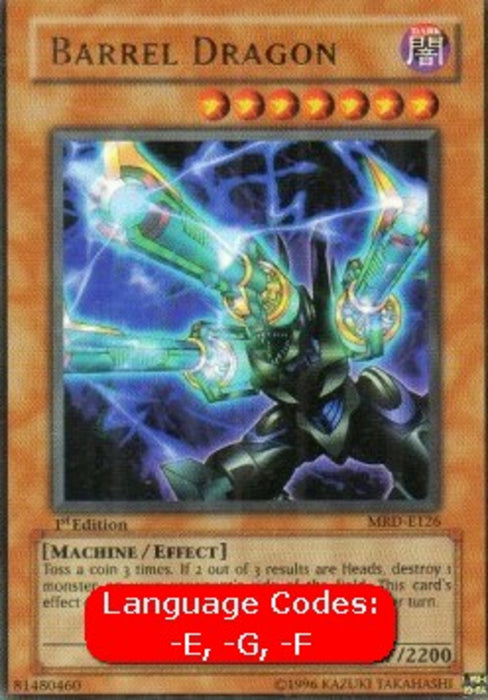 Barrel Dragon (V.1) MRD-EN126 Ultra Rare Englisch