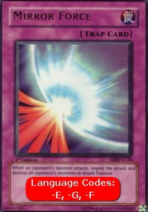 Mirror Force (V.1) MRD-EN138 Ultra Rare Englisch