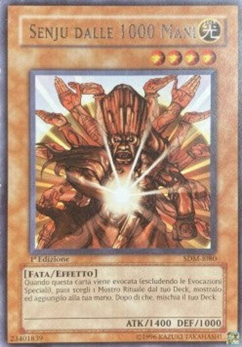 Senju of the Thousand Hands SDM-IT080 Rare Italienisch