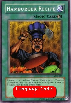 Yugioh Hamburger Recipe (V.2) MRL-EN063 Common Englisch kaufen — ReCollectibles