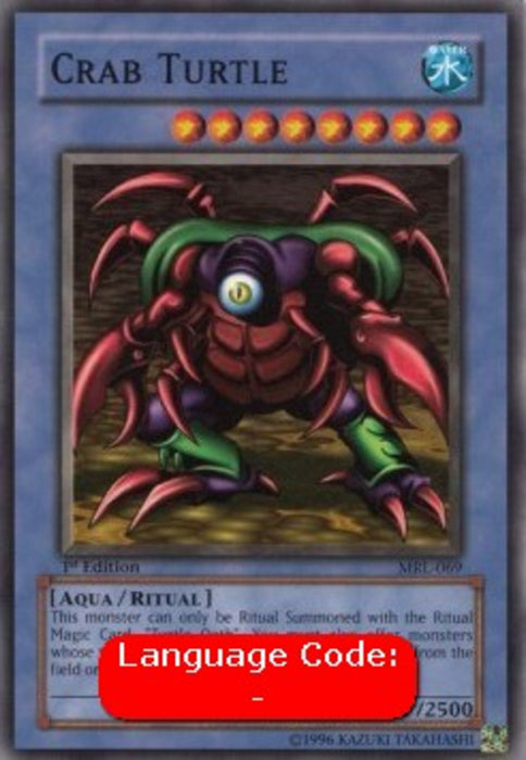 Crab Turtle (V.2) MRL-EN069 Common Englisch