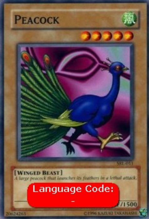 Peacock (V.2) SRL-EN011 Common Englisch