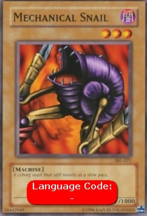 Mechanical Snail (V.2) SRL-EN021 Common Englisch