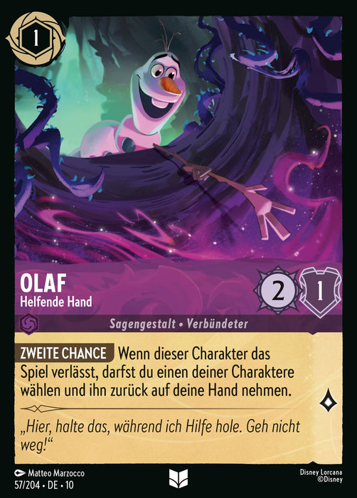 Olaf - Helfende Hand 10WHI-057 Uncommon Deutsch