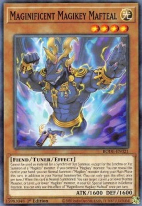 Maginificent Magikey Mafteal BODE-EN021 Common Englisch