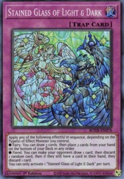 Stained Glass of Light & Dark BODE-EN078 Super Rare Englisch