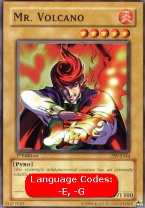 Mr. Volcano (V.1) PSV-EN044 Common Englisch