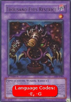 Thousand-Eyes Restrict (V.1) PSV-EN084 Ultra Rare Englisch