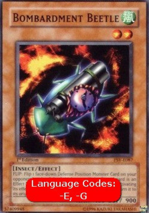 Bombardment Beetle (V.1) PSV-EN087 Common Englisch