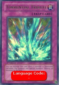 Torrential Tribute (V.2) LON-EN025 Ultra Rare Englisch