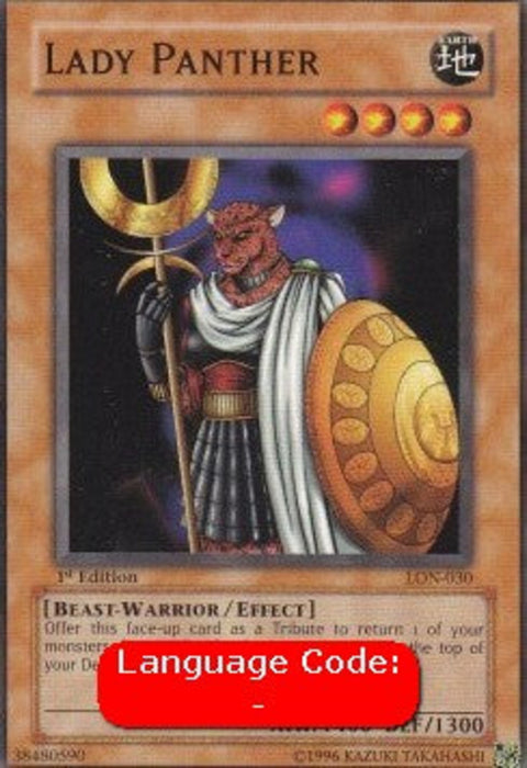 Lady Panther (V.2) LON-EN030 Common Englisch