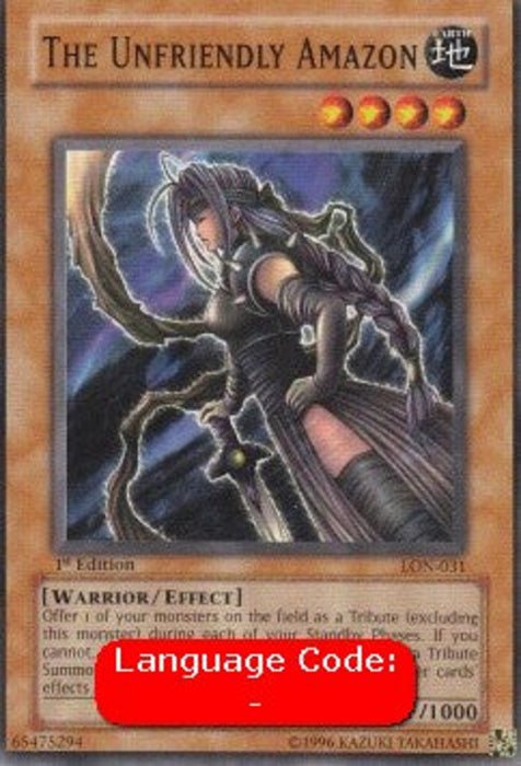 The Unfriendly Amazon (V.2) LON-EN031 Common Englisch