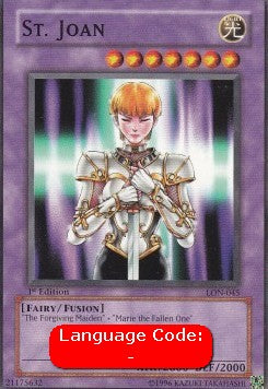 st joan yugioh card Yugioh St. Joan (V.2) LON-EN045 Common Englisch kaufen — ReCollectibles