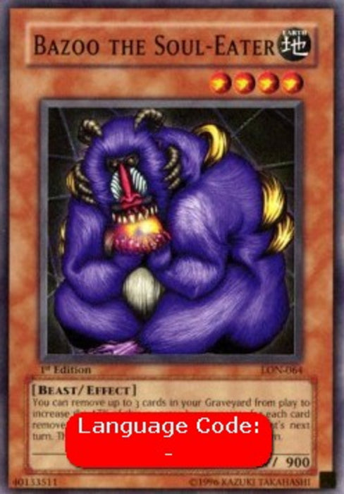 Bazoo the Soul-Eater (V.2) LON-EN064 Super Rare Englisch