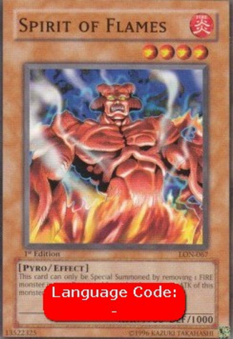 Spirit of Flames (V.2) LON-EN067 Common Englisch