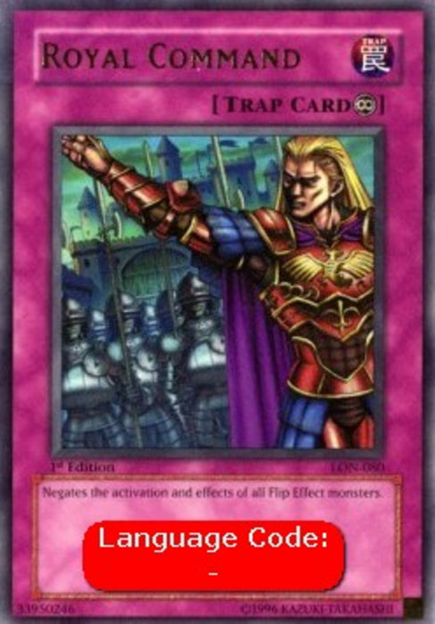 Royal Command (V.2) LON-EN080 Ultra Rare Englisch