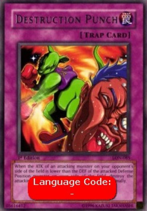 Destruction Punch (V.2) LON-EN085 Rare Englisch