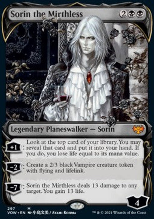 Sorin the Mirthless (V.2) XVOW-297 Mythic Englisch