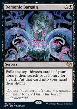 Demonic Bargain VOW-103 Rare Englisch